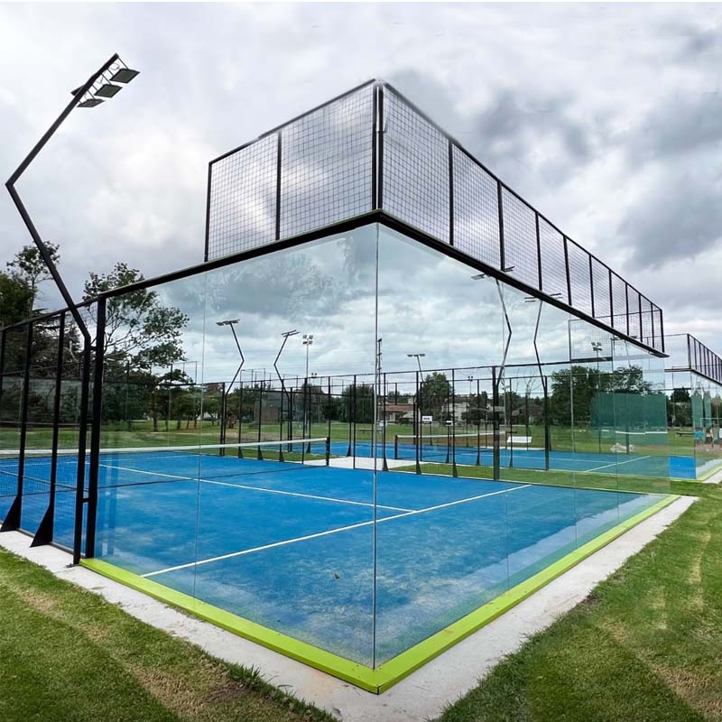 China Official Tour Full Panoramic Padel Tennis Court Fabricantes