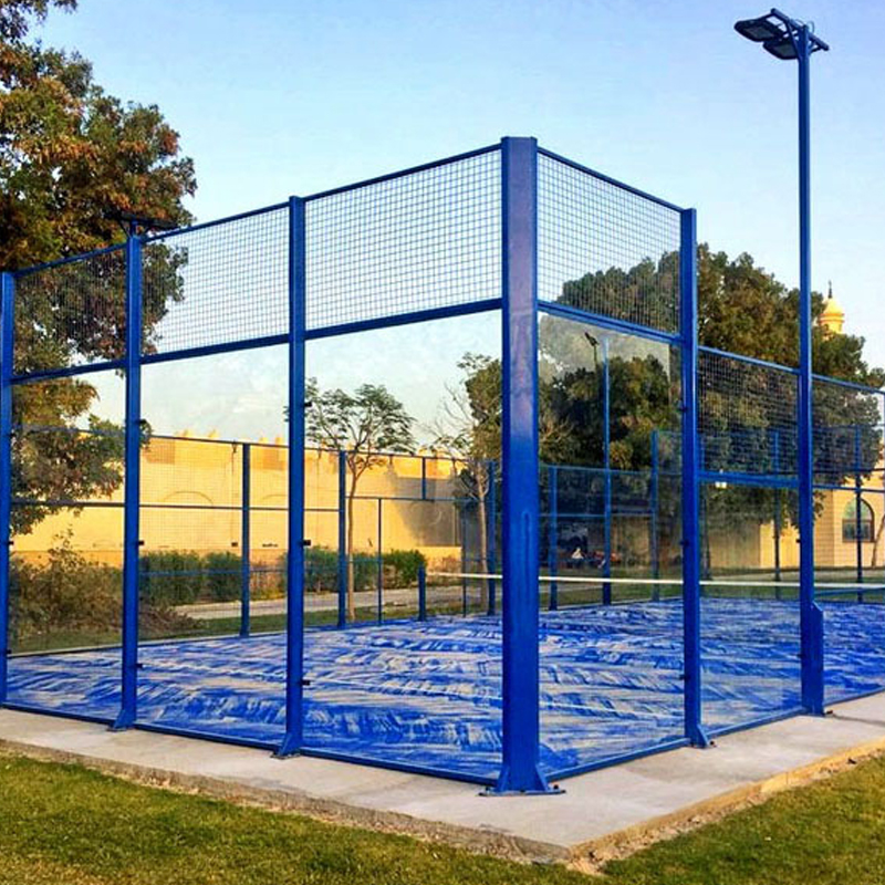 WPT Model Classic Padel Courts com vidro temperado de 12 mm
