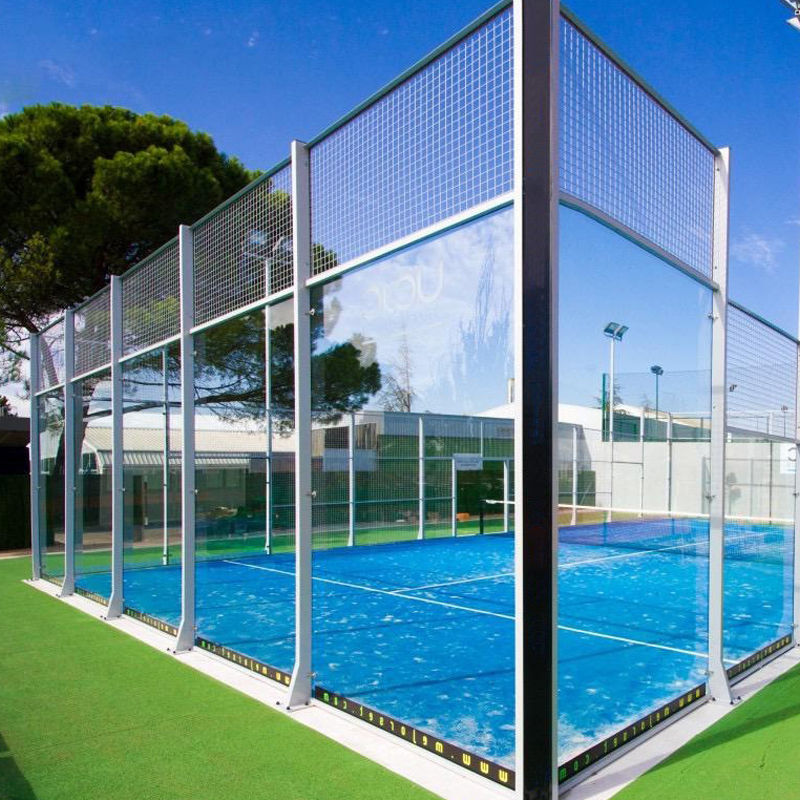 Fabricante de quadra de padel clássica padrão FIP com logotipo personalizado